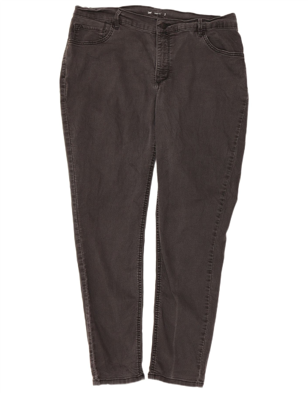 Damskie jeansy Lee Easy Fit W38 L29 Szara bawełna