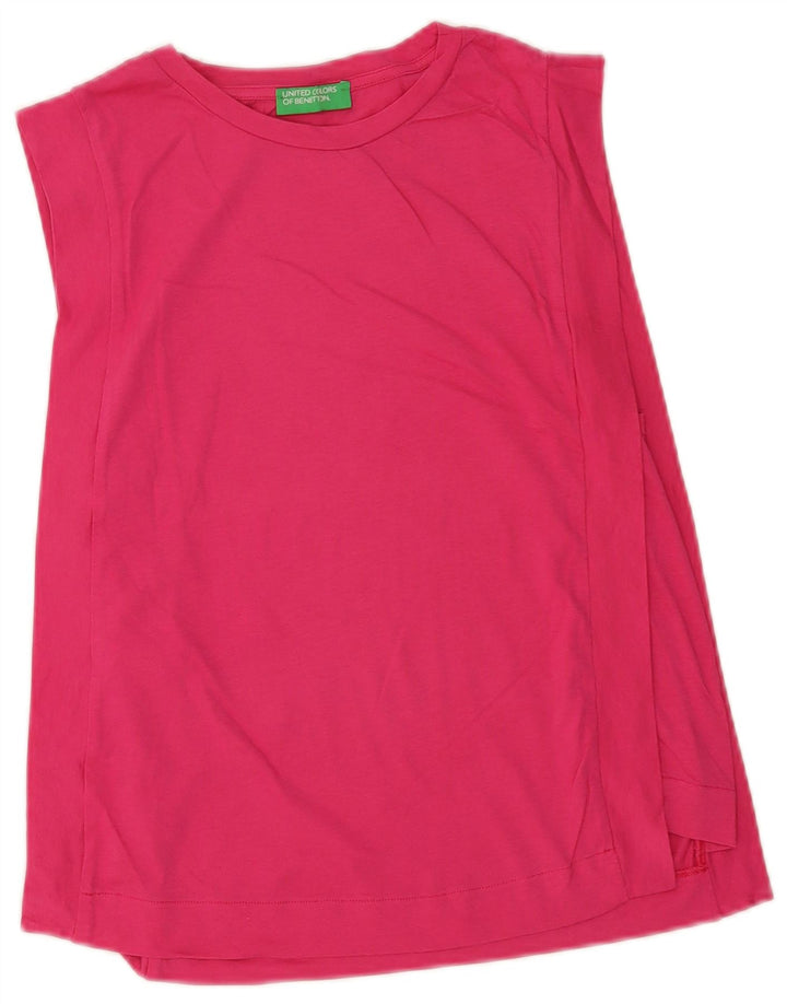 Top damski Benetton UK 12 w kolorze średniego różu