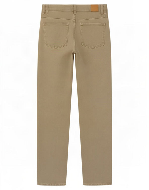 Damskie jeansy zwężane Zara EU 34 2XS W24 L30, bawełna khaki