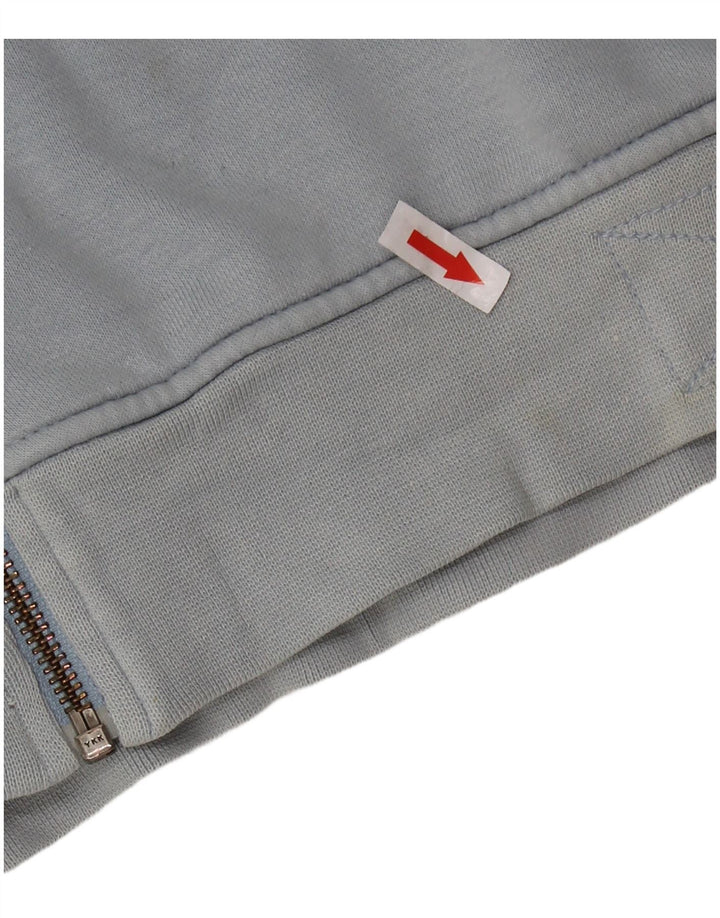 Chłopięcy sweter z kapturem i zamkiem błyskawicznym Nike, 13-14 lat, niebieska bawełna z blokami kolorów