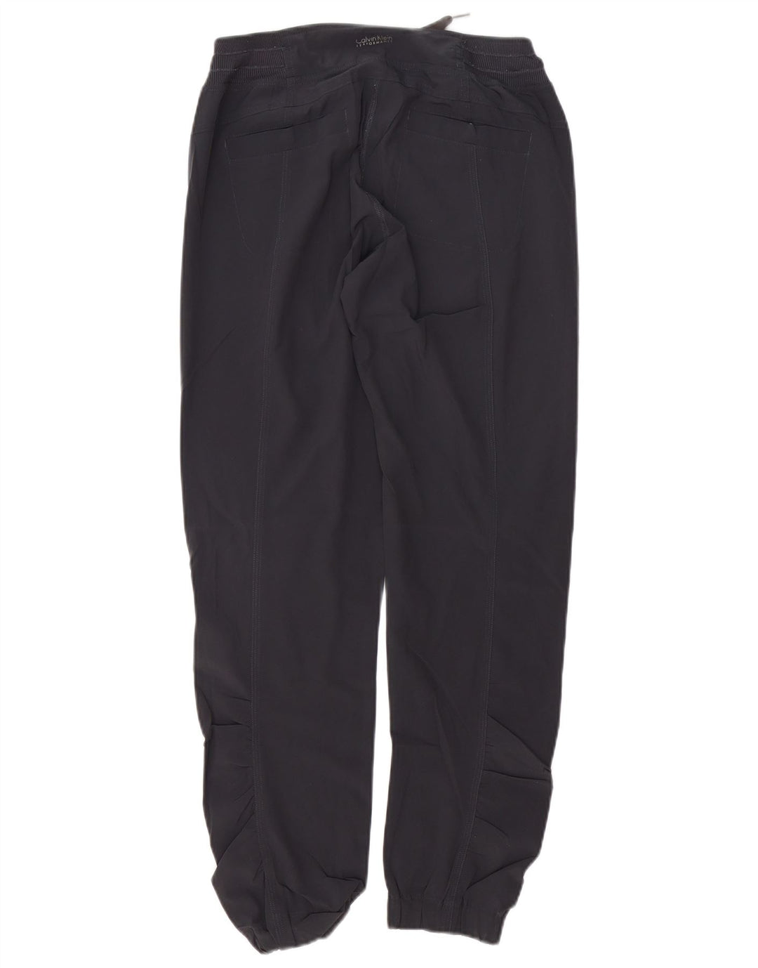 Damskie spodnie dresowe CALVIN KLEIN Joggers UK 10 Small, szary poliester