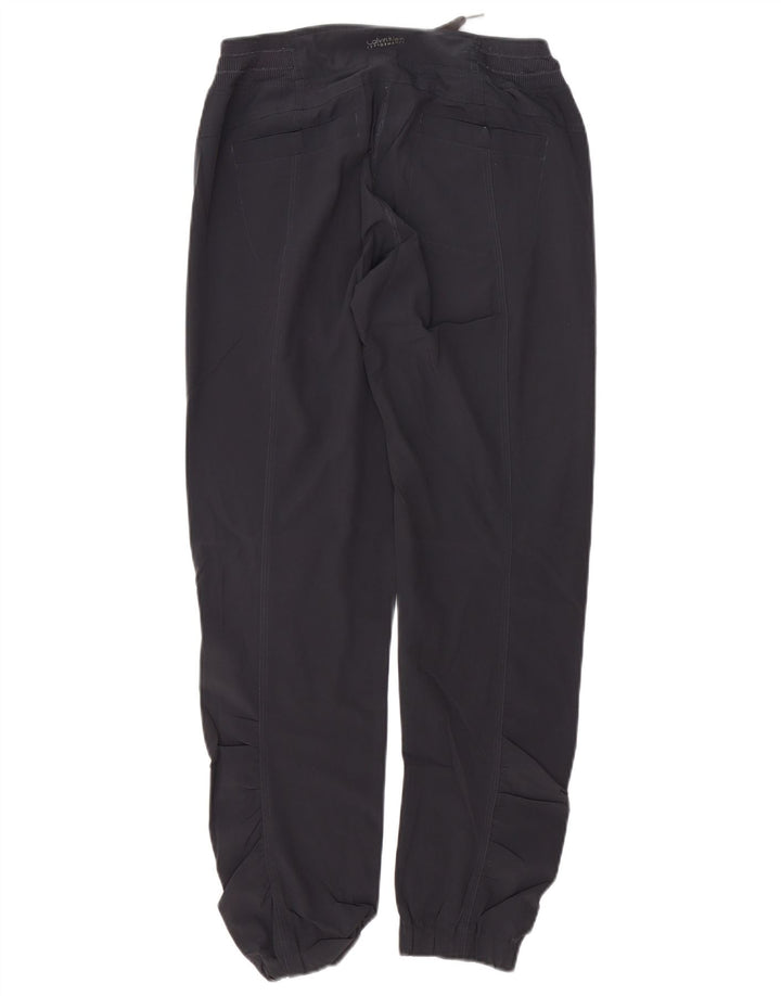 Damskie spodnie dresowe CALVIN KLEIN Joggers UK 10 Small, szary poliester