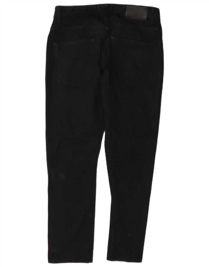 Męskie jeansy typu slim Jack & Jones W33 L30, czarne, bawełniane