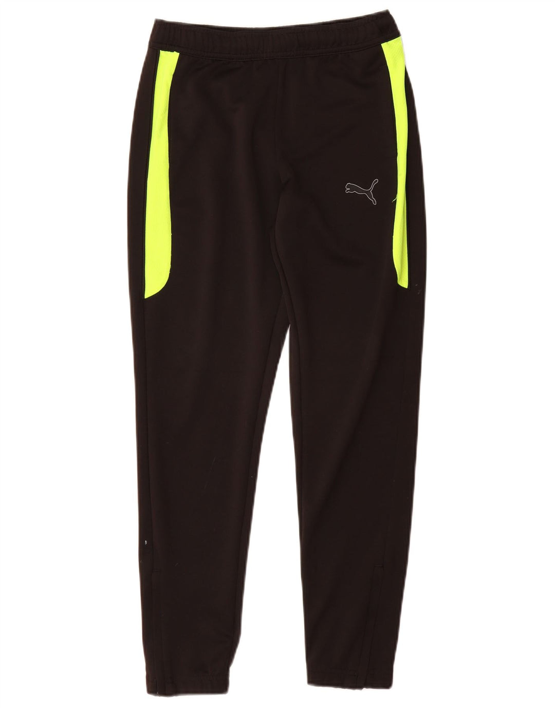 PUMA Boys Tracksuit Trousers 11-12 Years  Black Colourblock Polyester