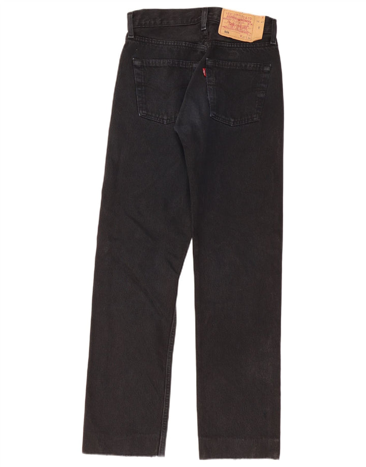 Damskie jeansy Levi's 501 Straight W27 L30 Czarne