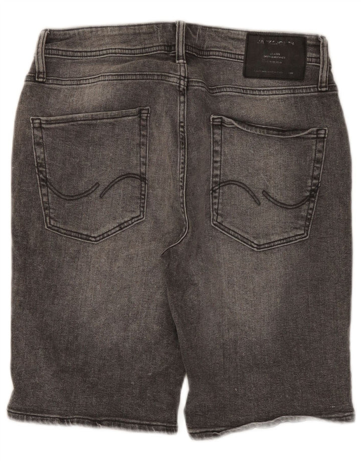 Męskie spodenki jeansowe Jack & Jones Regular, małe W29, szara bawełna