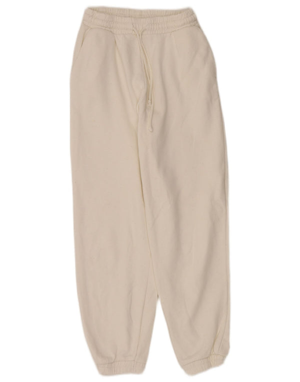 Damskie spodnie dresowe Zara Joggers UK 8 Small White