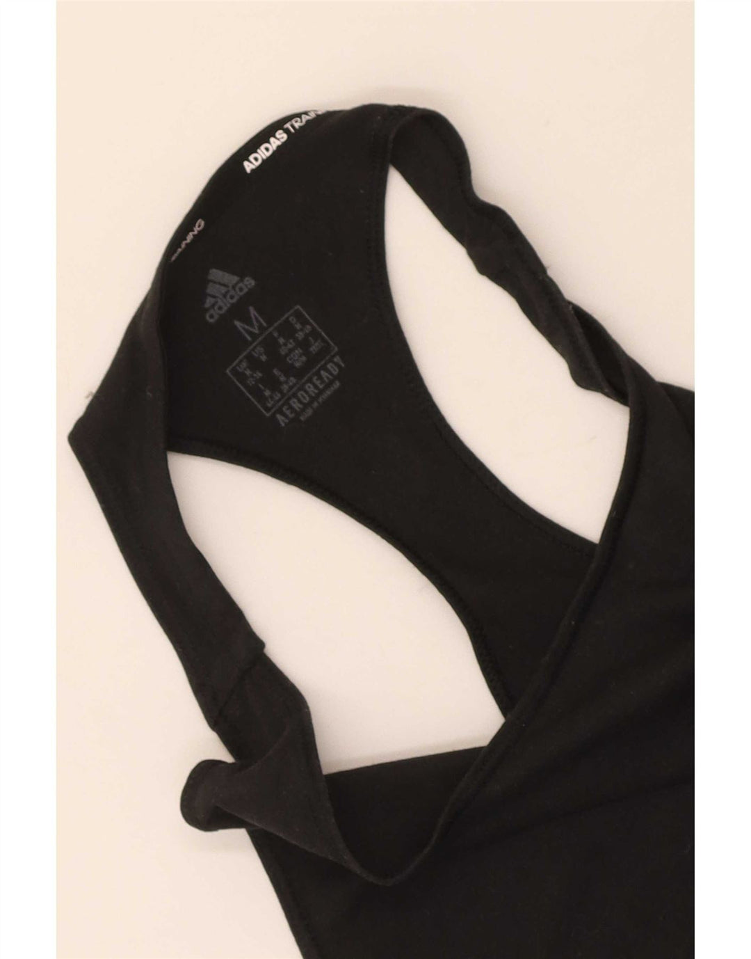 Damska kamizelka Adidas Aeroready Top UK 12/14 Średnia Czarna