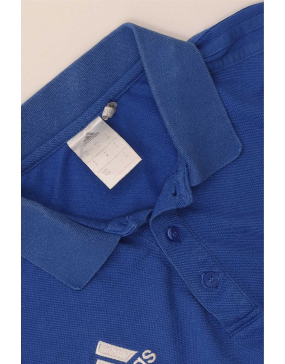 Męska koszulka polo Adidas Climalite, kolor średni niebieski