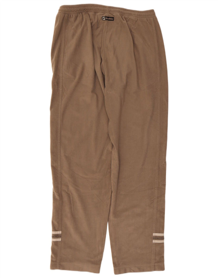 Męskie spodnie dresowe Lotto UK 40/42 Średni brązowy poliester