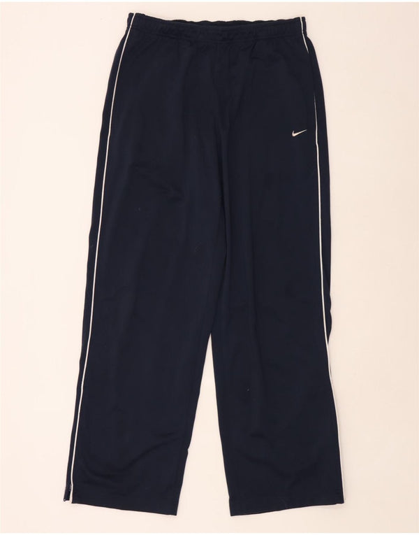 Nike Mens Tracksuit Trousers UK 44/46 XL Navy Blue Polyester