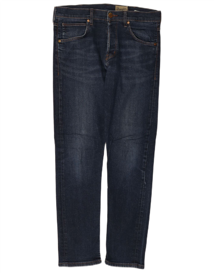 Wrangler Męskie Colton Slim Jeans W32 L32 Niebieskie bawełniane