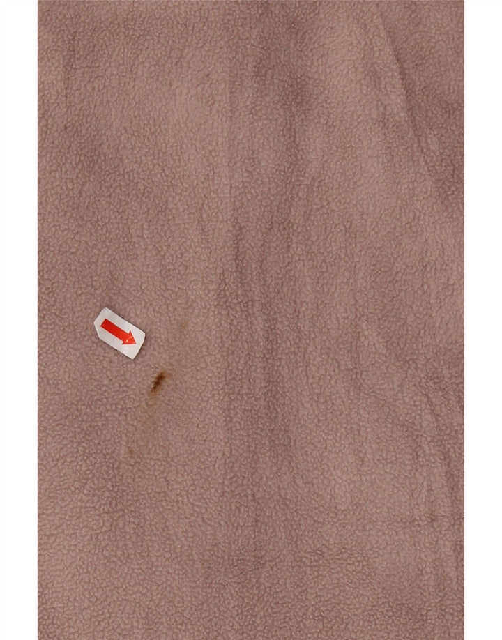 Damska kurtka polarowa CALVIN KLEIN Graphic UK 16, duża, różowa, poliester