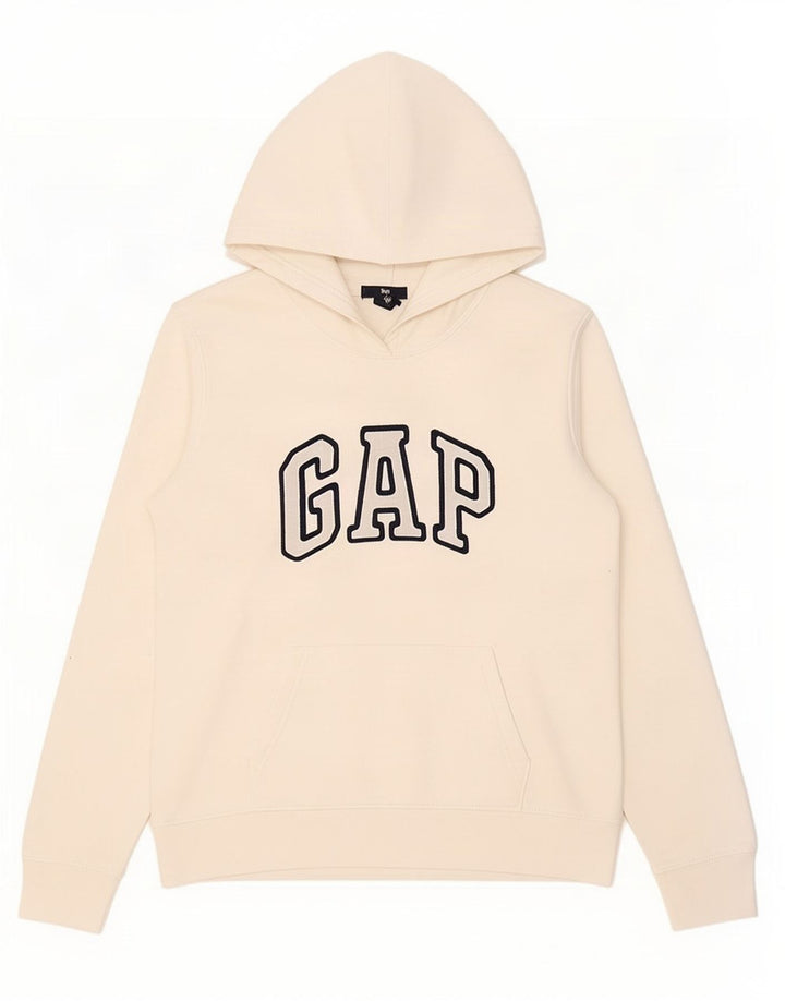 Damska bluza z kapturem Gap Graphic UK 14, średnia biel
