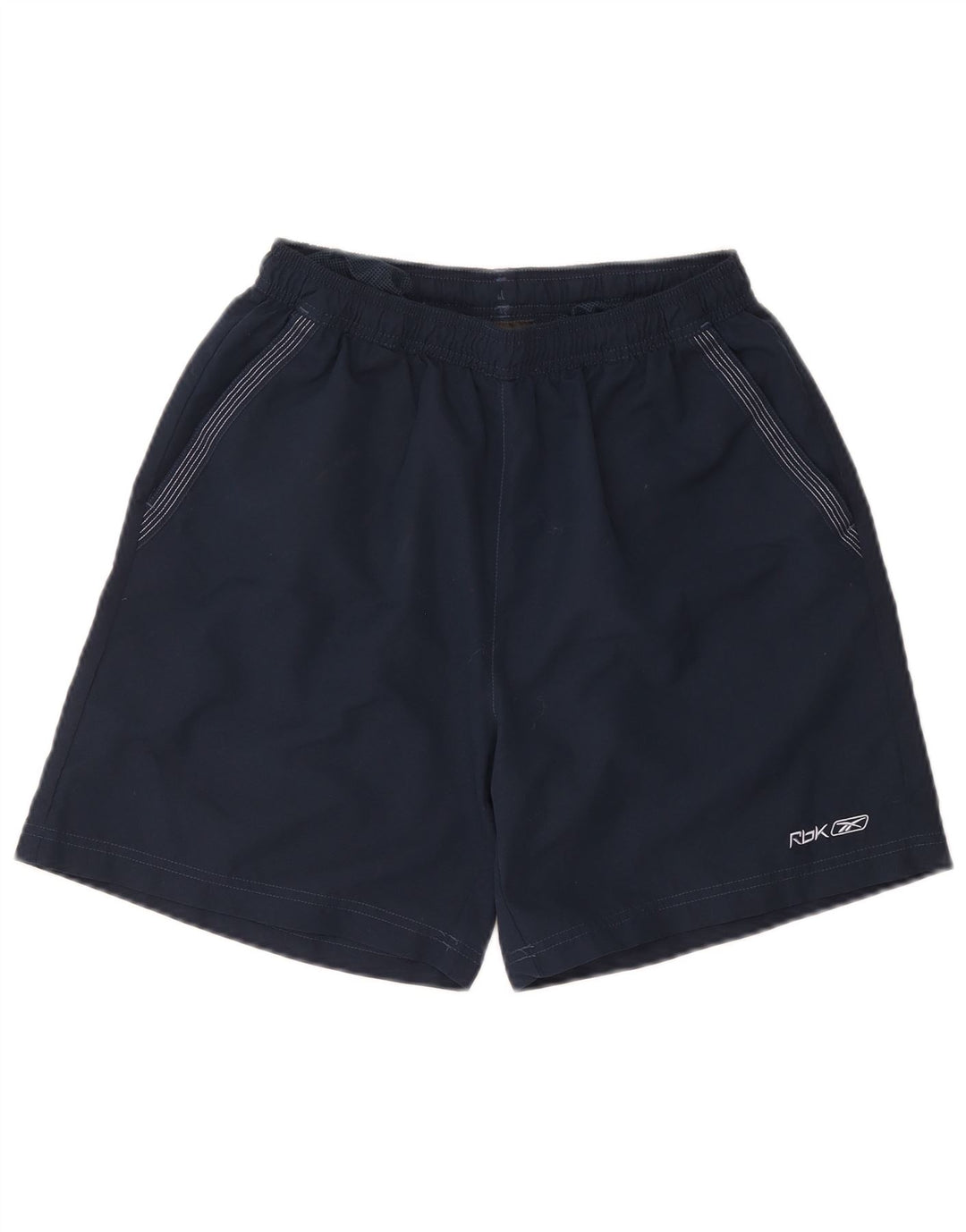 Męskie spodenki kąpielowe Reebok, małe, granatowe, poliestrowe