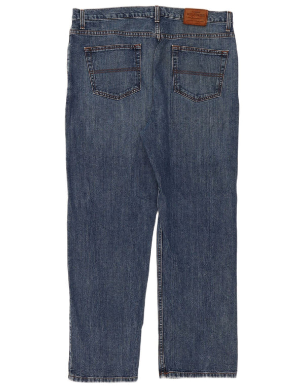 Tommy Hilfiger Mens Classic Fit Straight Jeans W38 L30 Blue Cotton