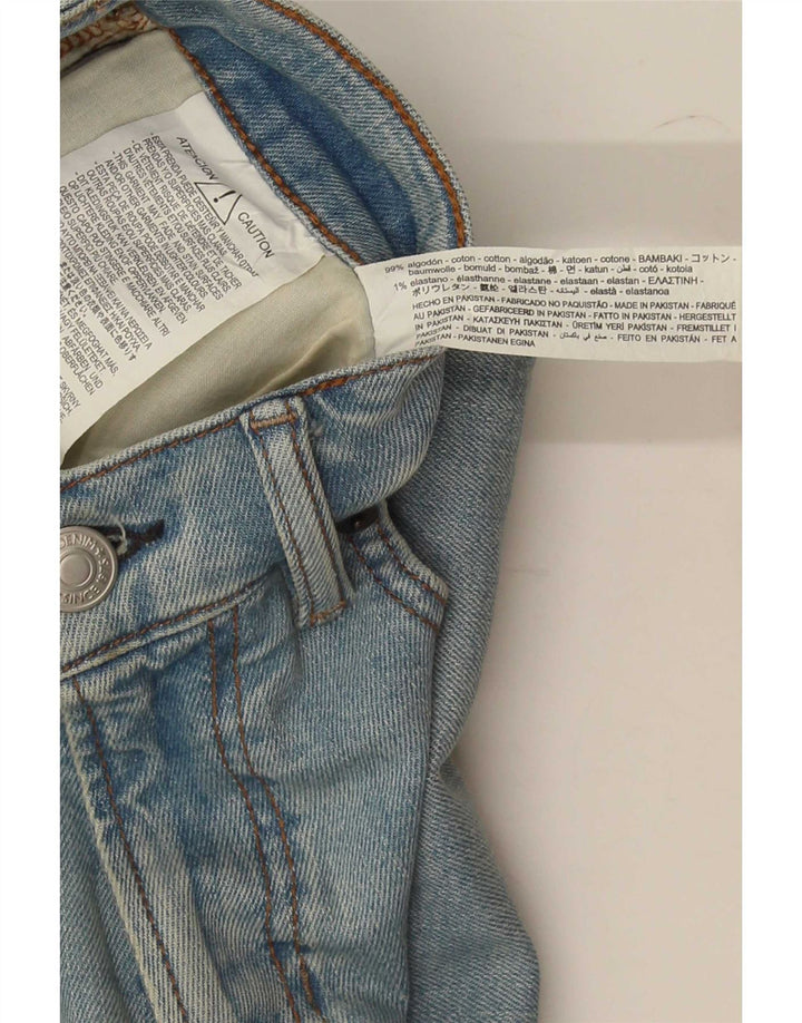 Męskie proste dżinsy Zara EU 40 Medium W31 L31 Niebieskie bawełniane