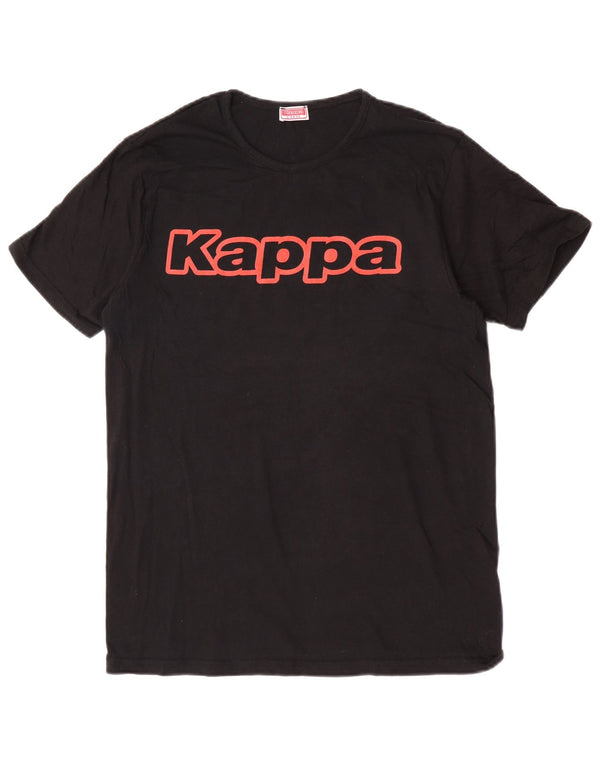 Damska koszulka z grafiką Kappa Top UK 14, duża czarna