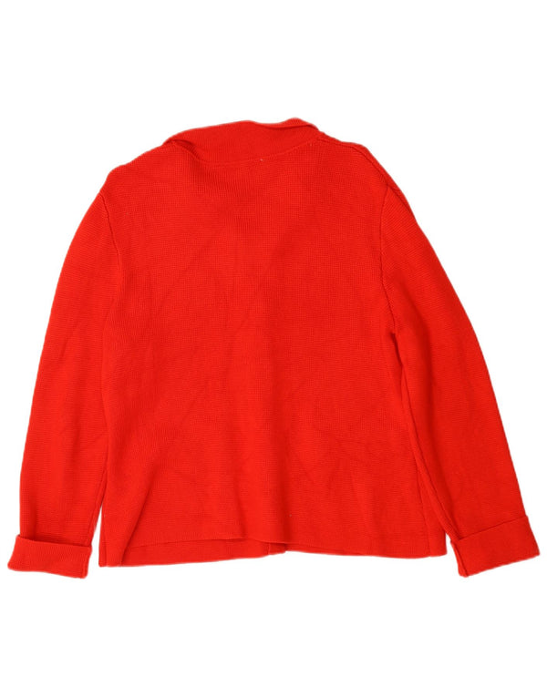 Sweter damski Zara Cardigan UK 16 Large, czerwona wiskoza
