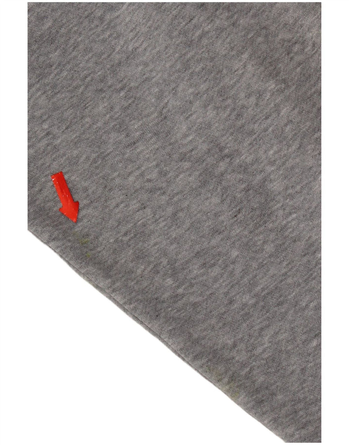 Męski sweter z kapturem i zamkiem Nike, 2XL, szara bawełna