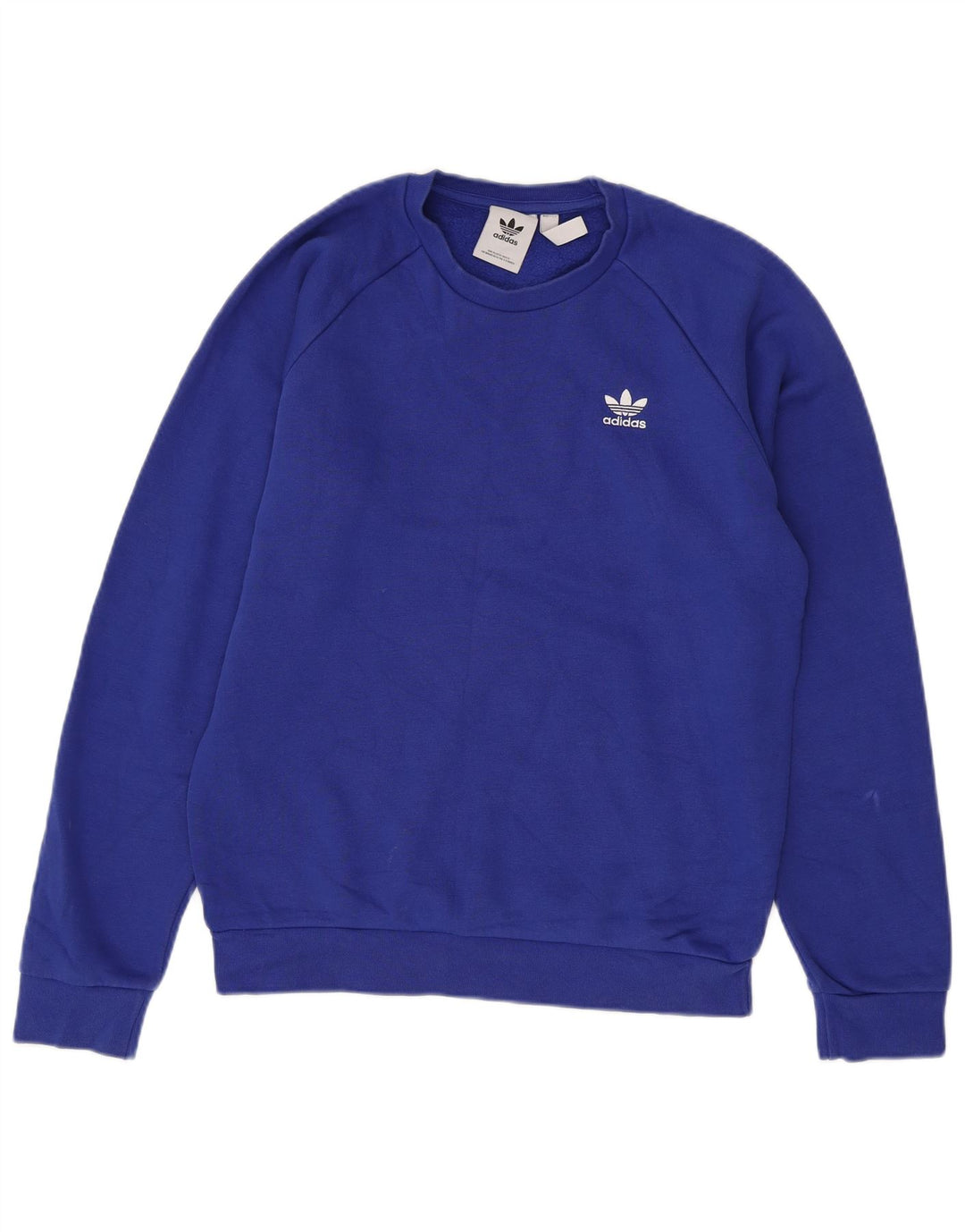 Adidas Męska Bluza Sweter Mała Niebieska Bawełniana