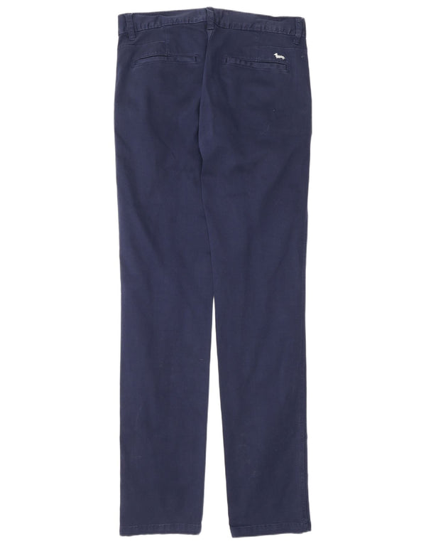 Męskie spodnie typu slim chino Harmont & Blaine W32 L34 granatowe