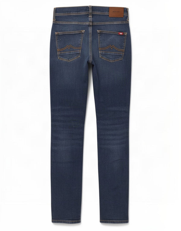 Mustang Mens Slim Jeans W30 L32 Blue