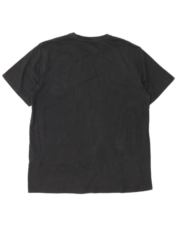 Męski T-shirt z grafiką Levi's Top XL, czarna bawełna