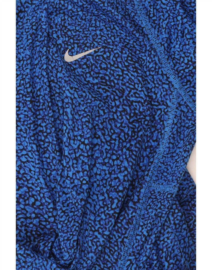 T-shirt damski Nike Top UK 12 Średni niebieski geometryczny poliester