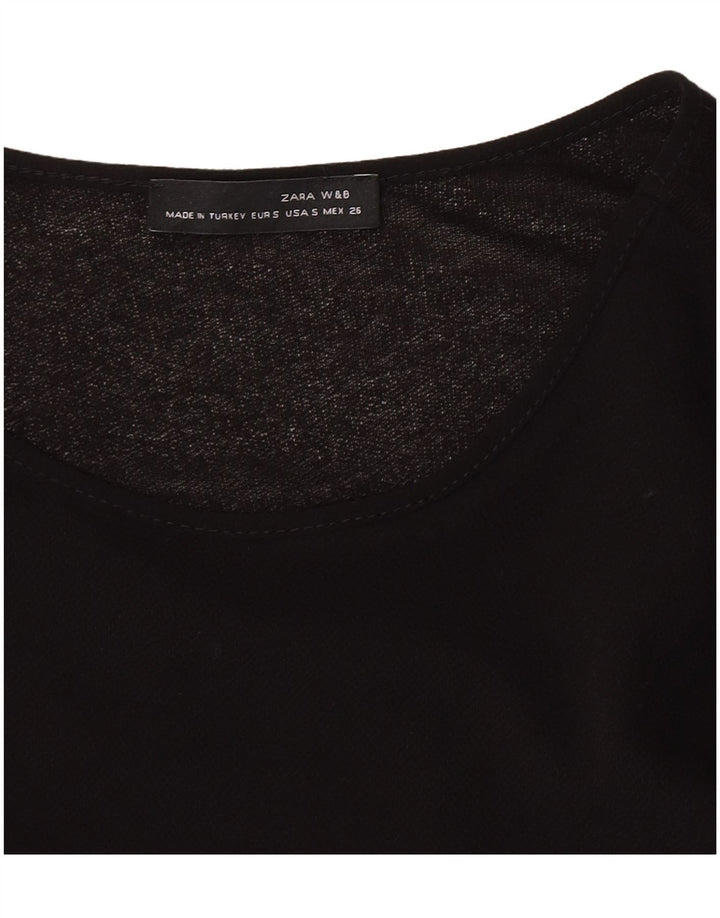 Damska sukienka sweterkowa Zara UK 8 Small Black