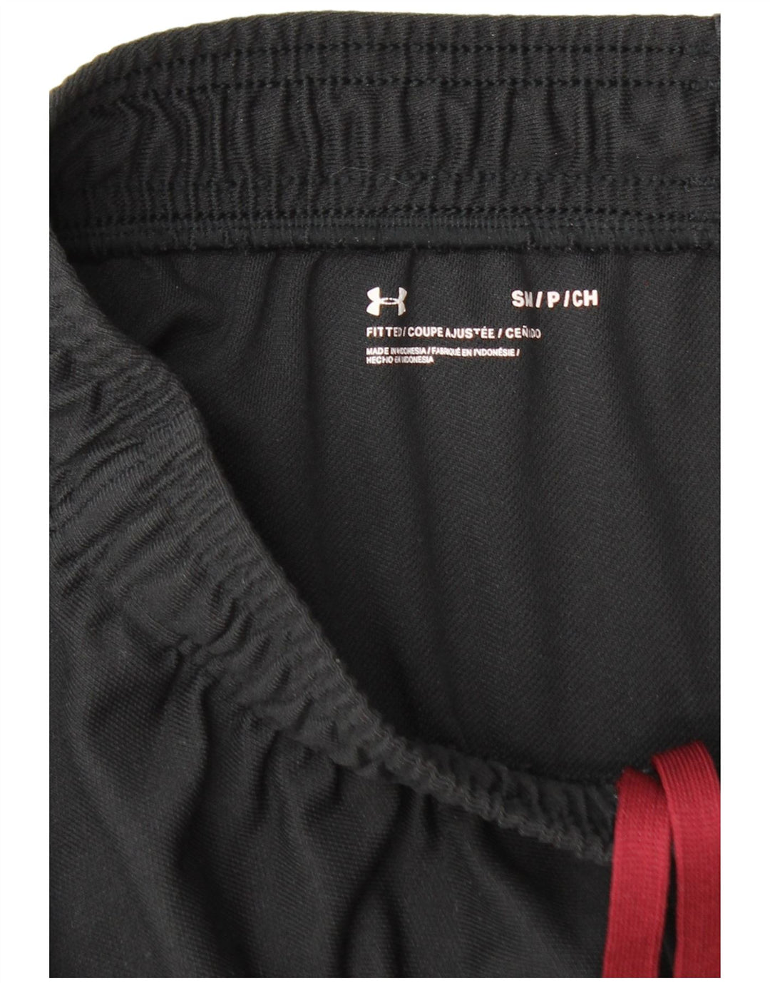 Damskie spodnie dresowe Under Armour UK 10, małe, czarne, poliestrowe
