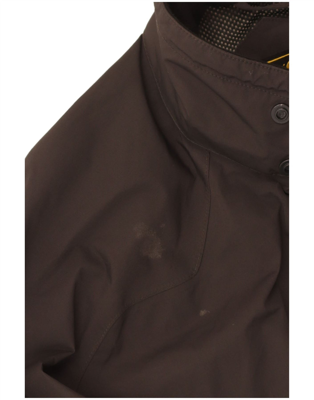 Męska kurtka przeciwdeszczowa Jack Wolfskin UK 40/42, duża, szary poliamid