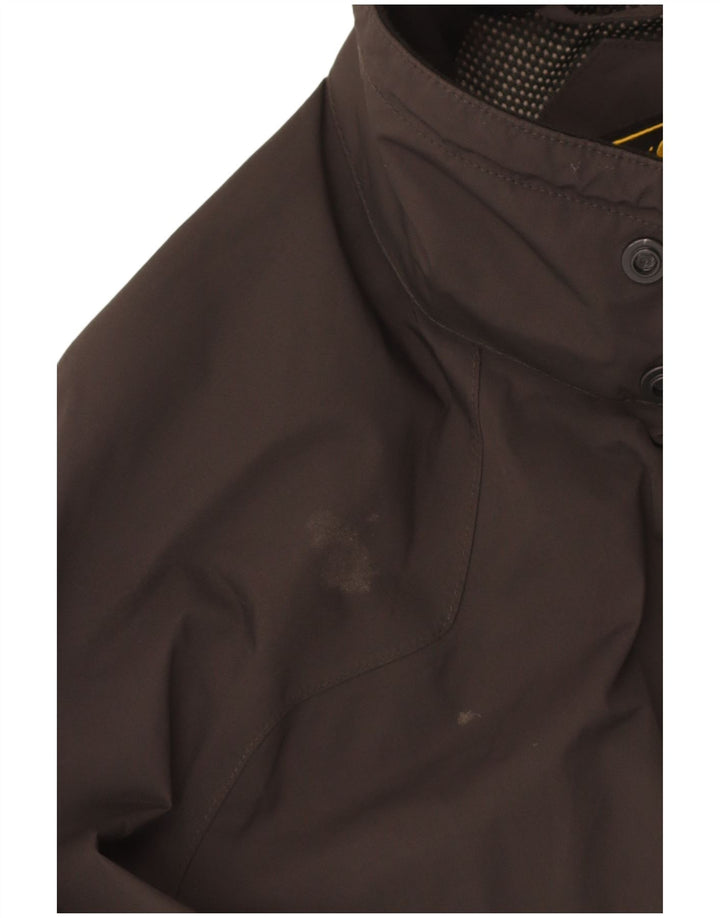 Męska kurtka przeciwdeszczowa Jack Wolfskin UK 40/42, duża, szary poliamid