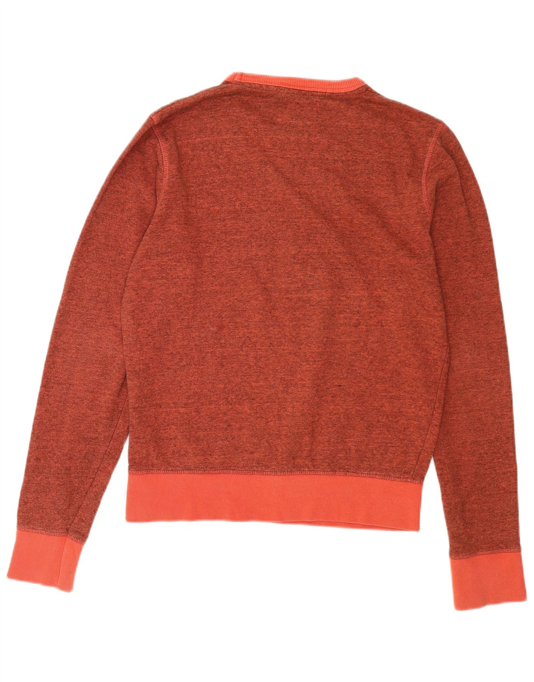 Męska bluza z grafiką Jack & Jones, mała, pomarańczowa, nakrapiana bawełna