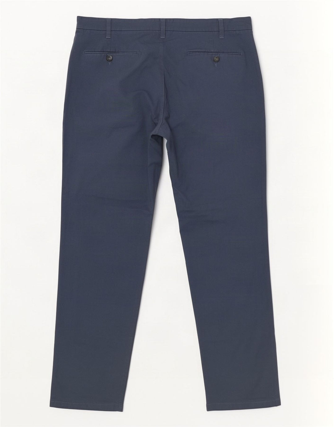 Męskie spodnie Chino o regularnym kroju Marks & Spencer W38 L31 Niebieska bawełna