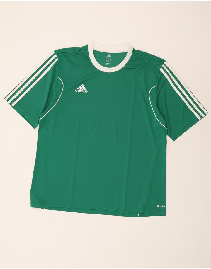Adidas Męska koszulka Climalite Top XL Zielony poliester