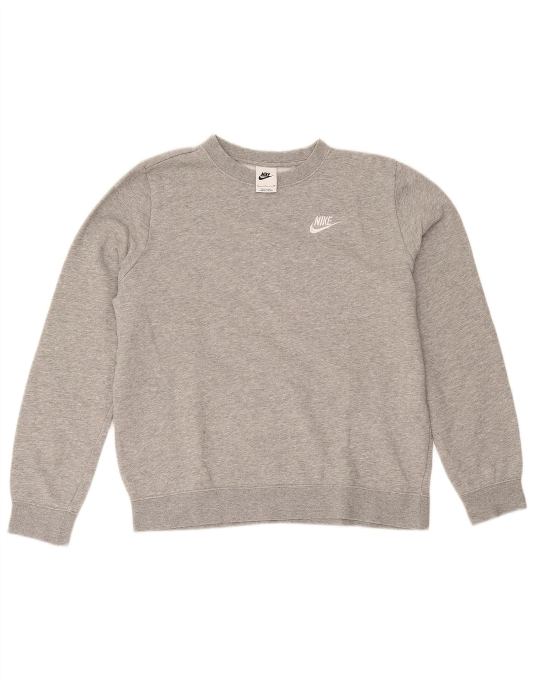Męska bluza dresowa Nike, mała, szara, bawełniana
