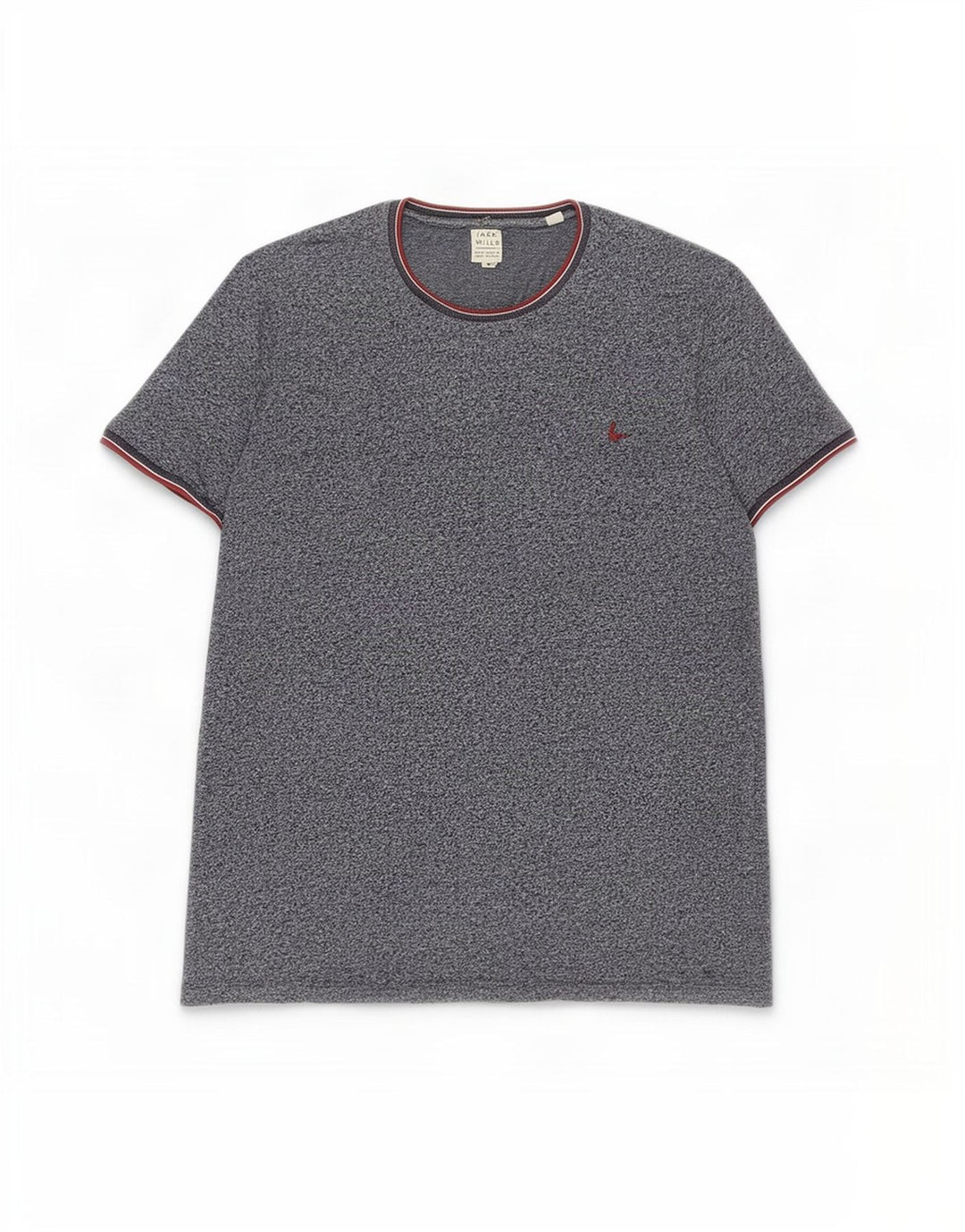 T-shirt męski Jack Wills, średni, granatowy, bawełniany nakrapiany