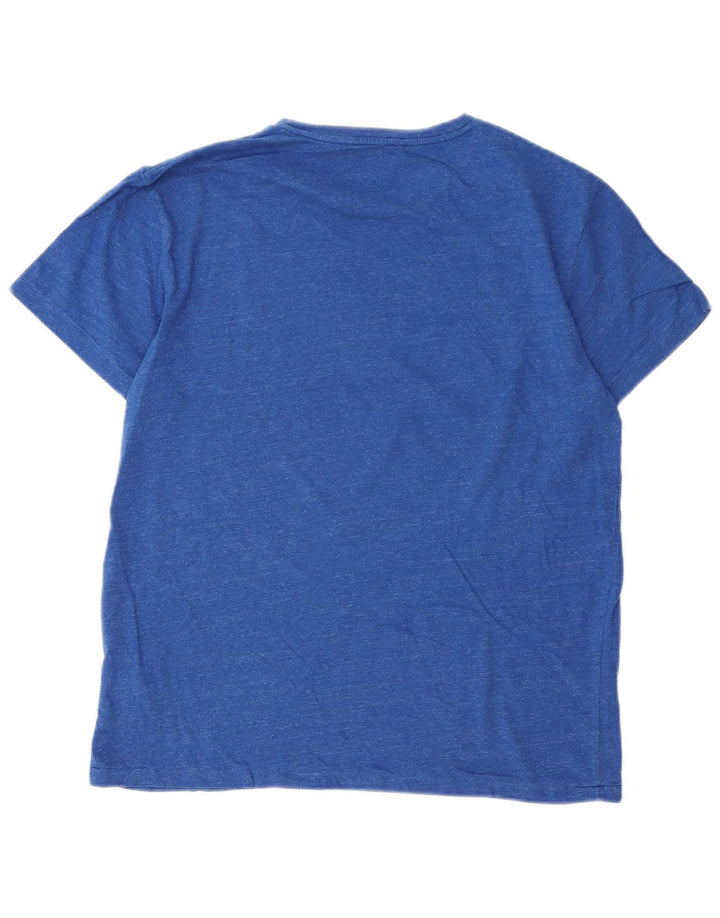 Koszulka męska Polo Ralph Lauren Top, średnia niebieska bawełna