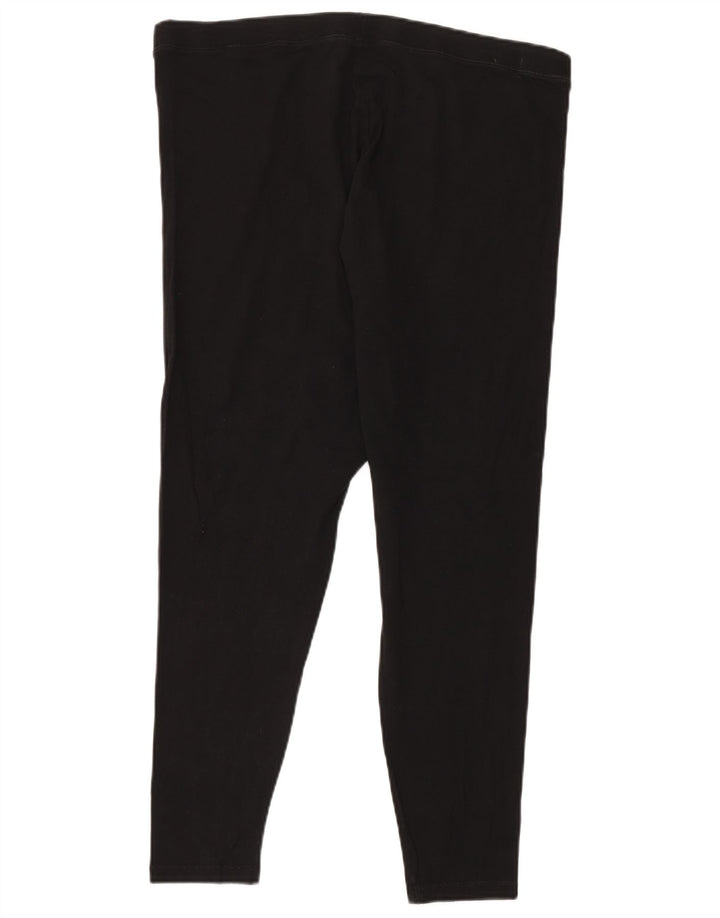 Legginsy damskie Marks & Spencer UK 20 2XL, czarne, bawełniane