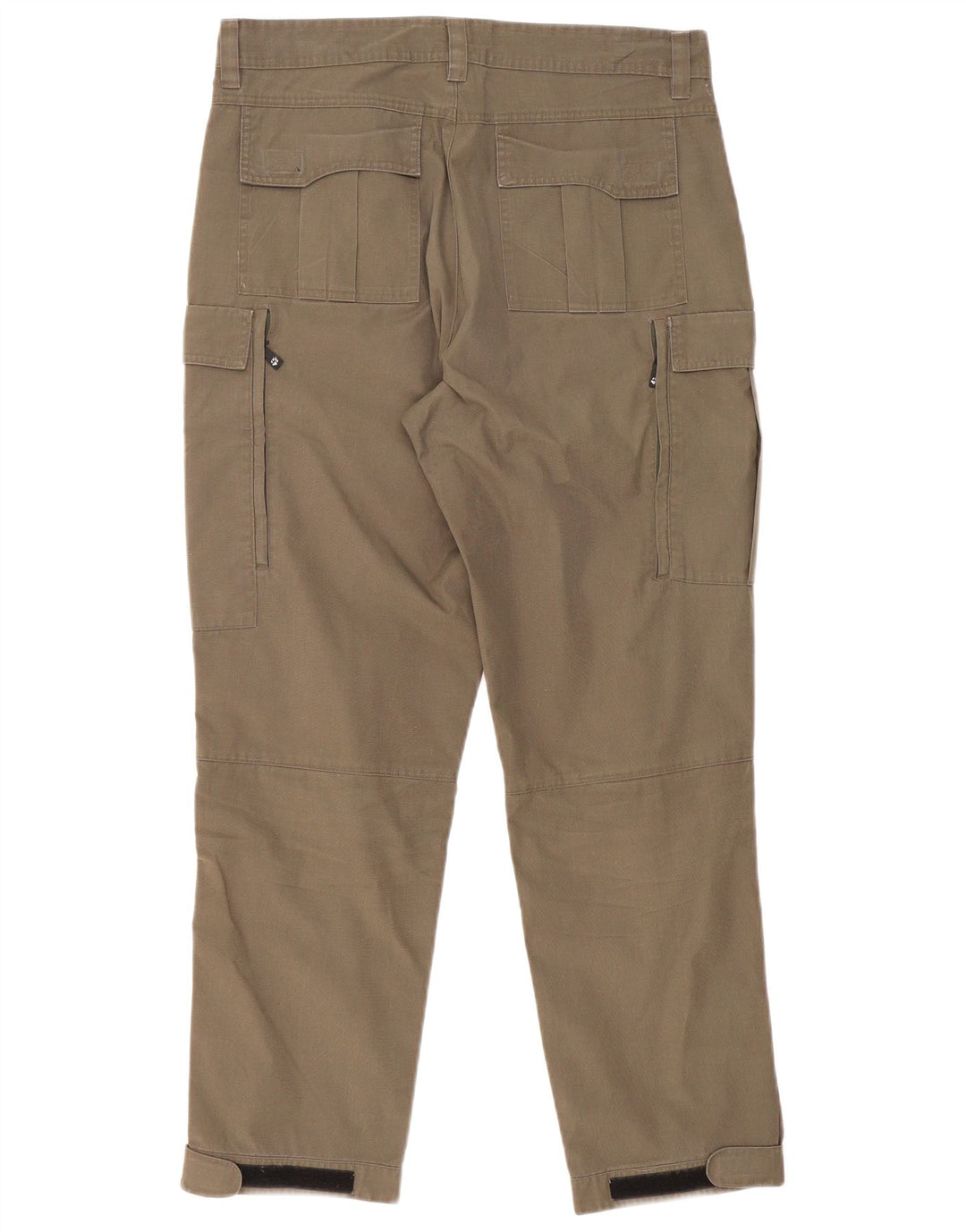 Damskie proste spodnie cargo Jack Wolfskin, średnie W30 L30 Khaki, poliester