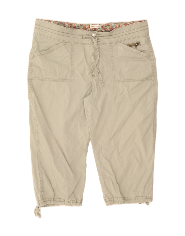 LEE Womens Bermuda Shorts US 14 XL W36 Green Cotton Vintage Lee and Second-Hand Lee from Messina Hembry 