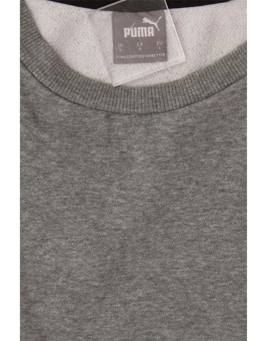 Męska bluza Puma z grafiką, duża, szara, z blokami kolorów