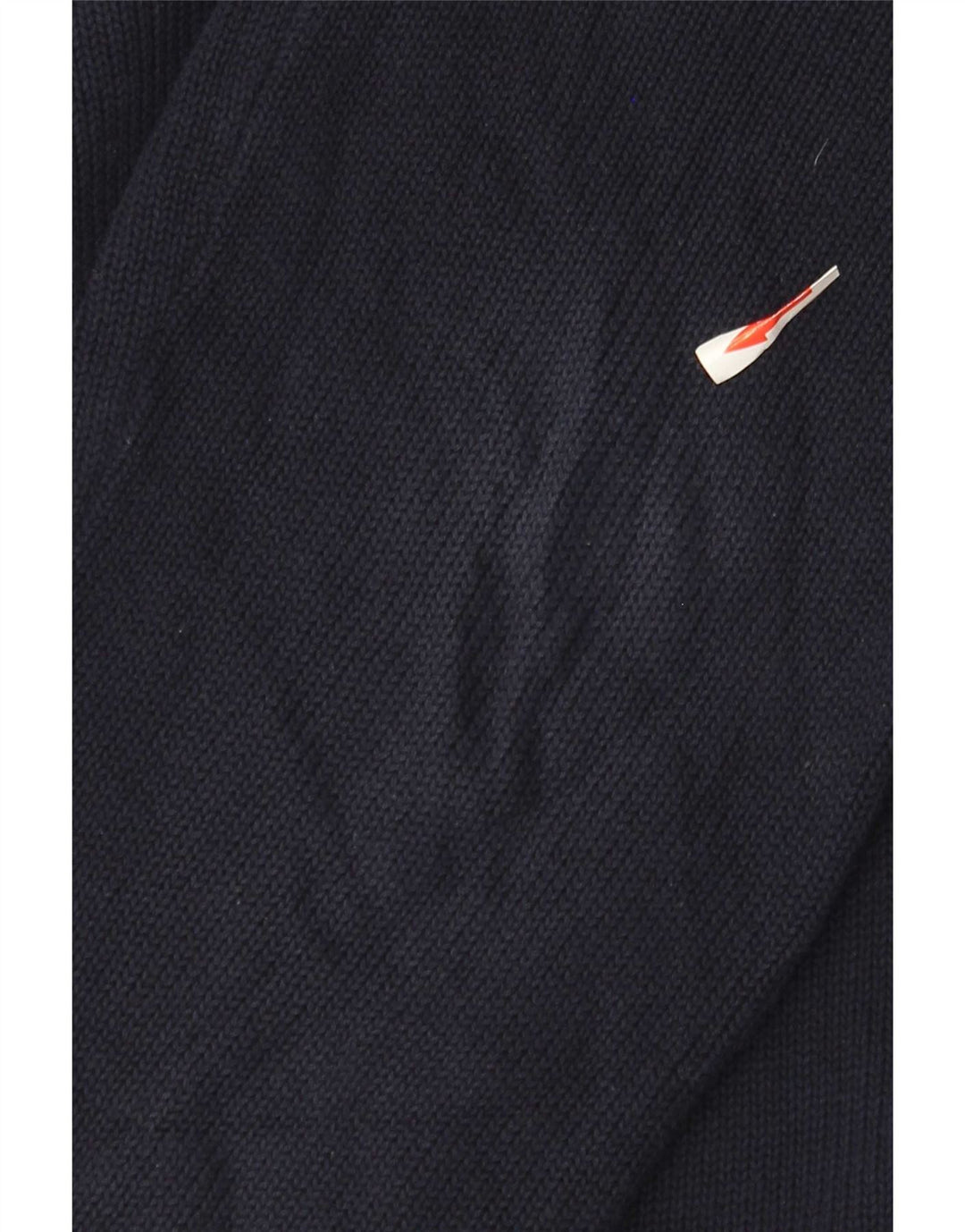 Męski sweter z okrągłym dekoltem Massimo Dutti, średni granatowy