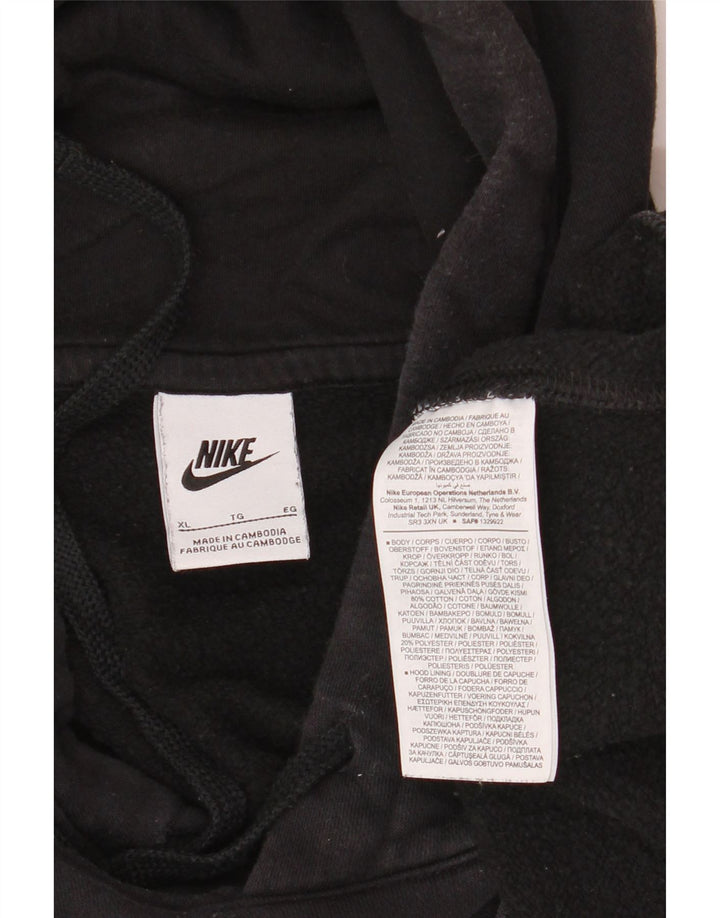 Męska bluza z kapturem Nike XL, czarna, bawełniana