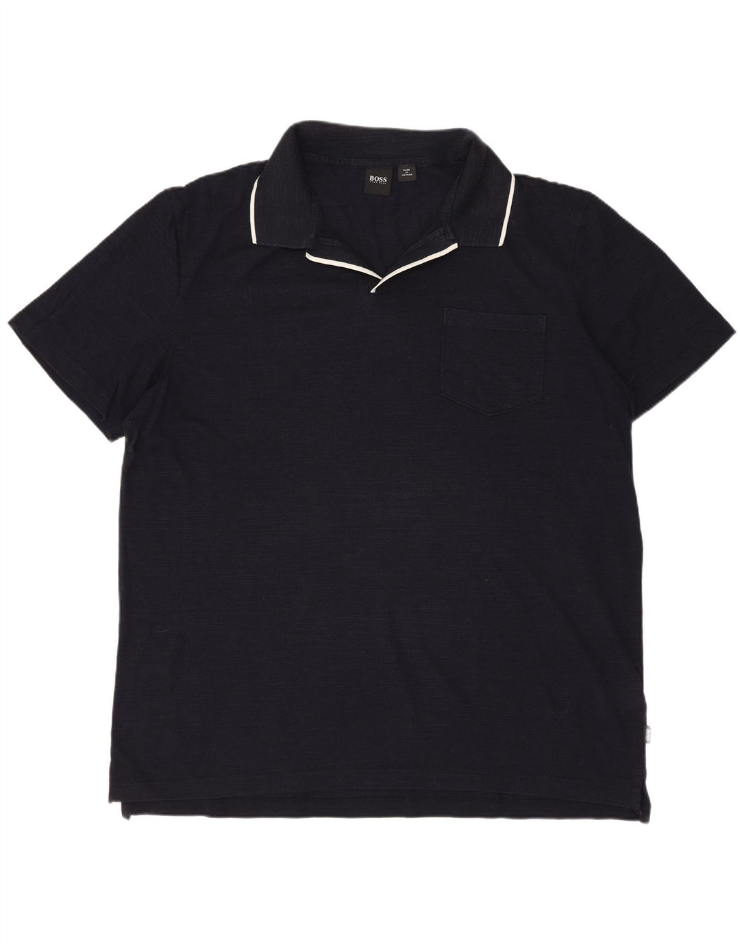 Męska koszulka polo HUGO BOSS 2XL, granatowa, bawełniana