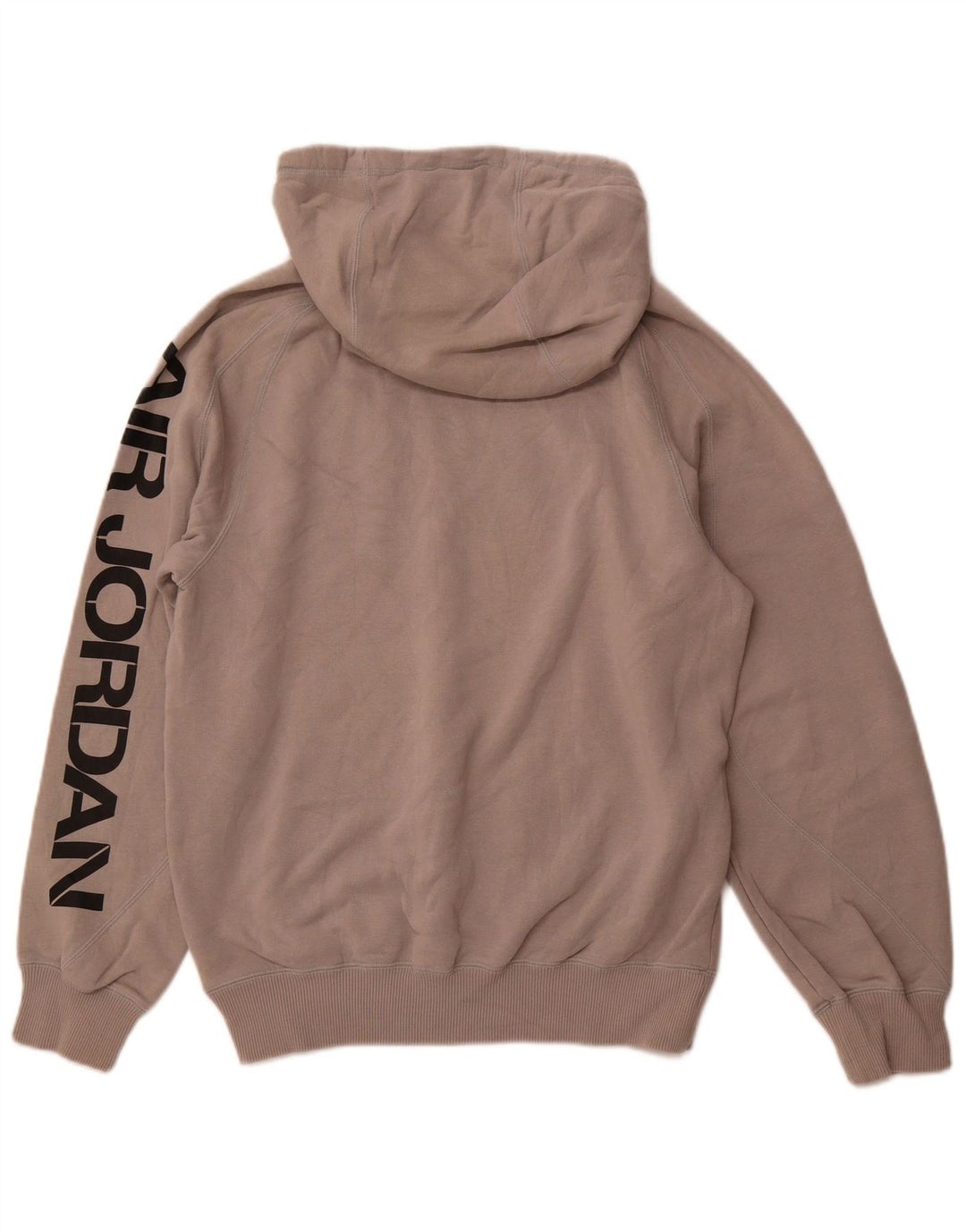 Męski sweter z kapturem i grafiką JORDAN, mały, szary, bawełniany