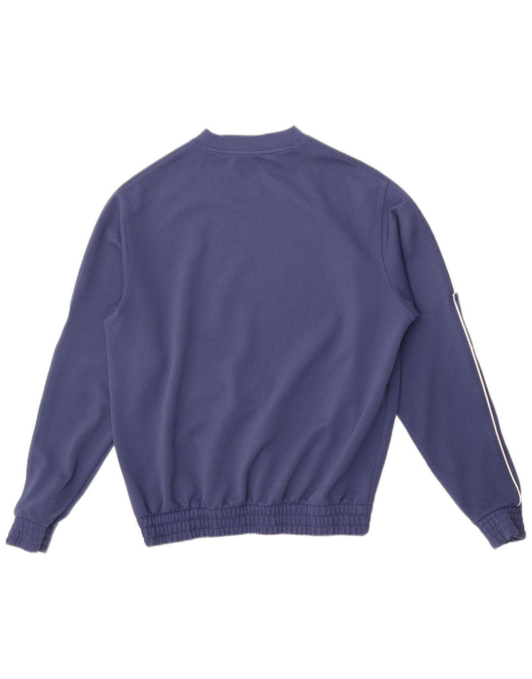 Adidas Męska bluza sweterkowa, średni niebieski, poliester z blokami kolorów