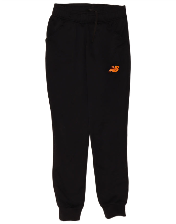 Damskie spodnie dresowe New Balance Joggers UK 12 Średni czarny poliester