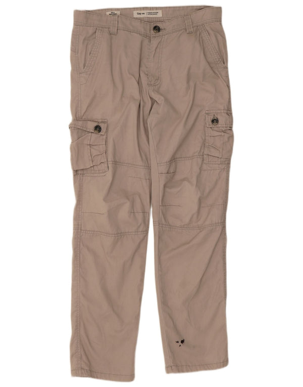 Spodnie męskie Gap Straight Cargo W34 L31 Beżowe